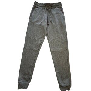 Essentials Fit Gray Pull On Bottom Cuffed Joggers with Side Pockets- Size S